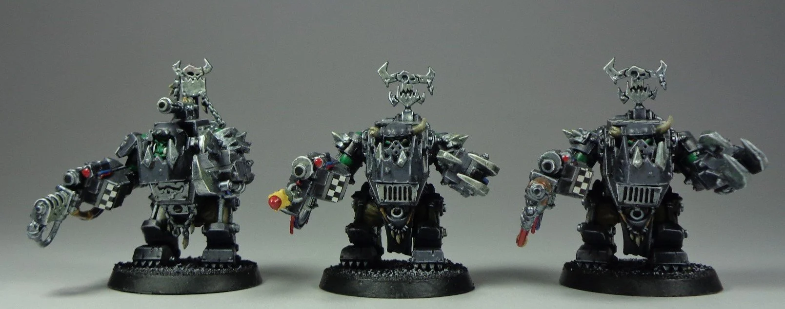 Painting Goff Space Orks at Showcase — Paintedfigs Miniature